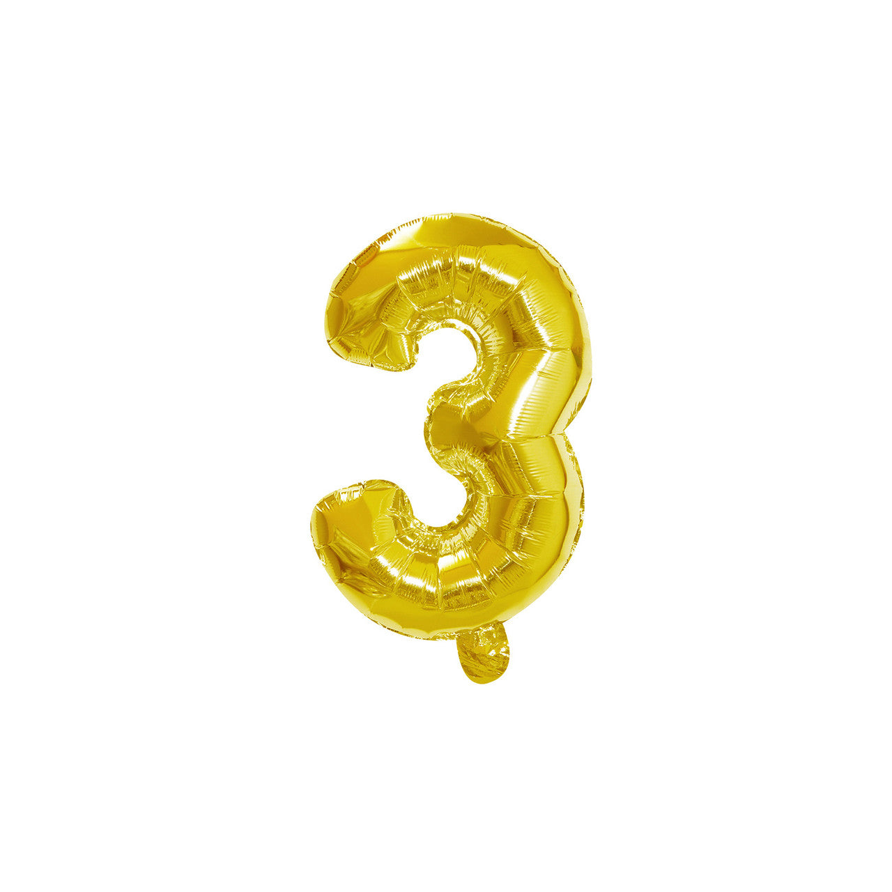 Large Foil Number Air-fill and Helium Balloons (0-9) - Gold