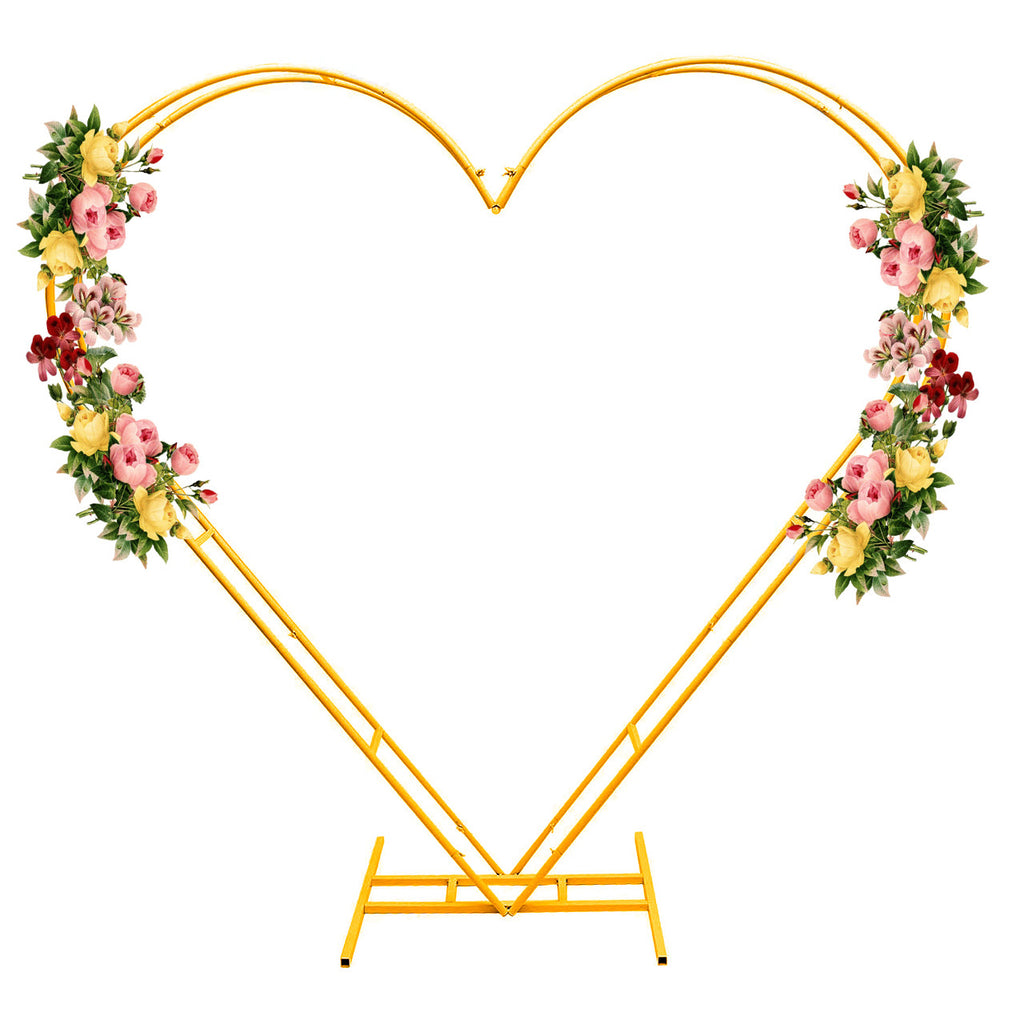 Dual Heart Balloon Arch Stand (210 x 200 x 60cm)
