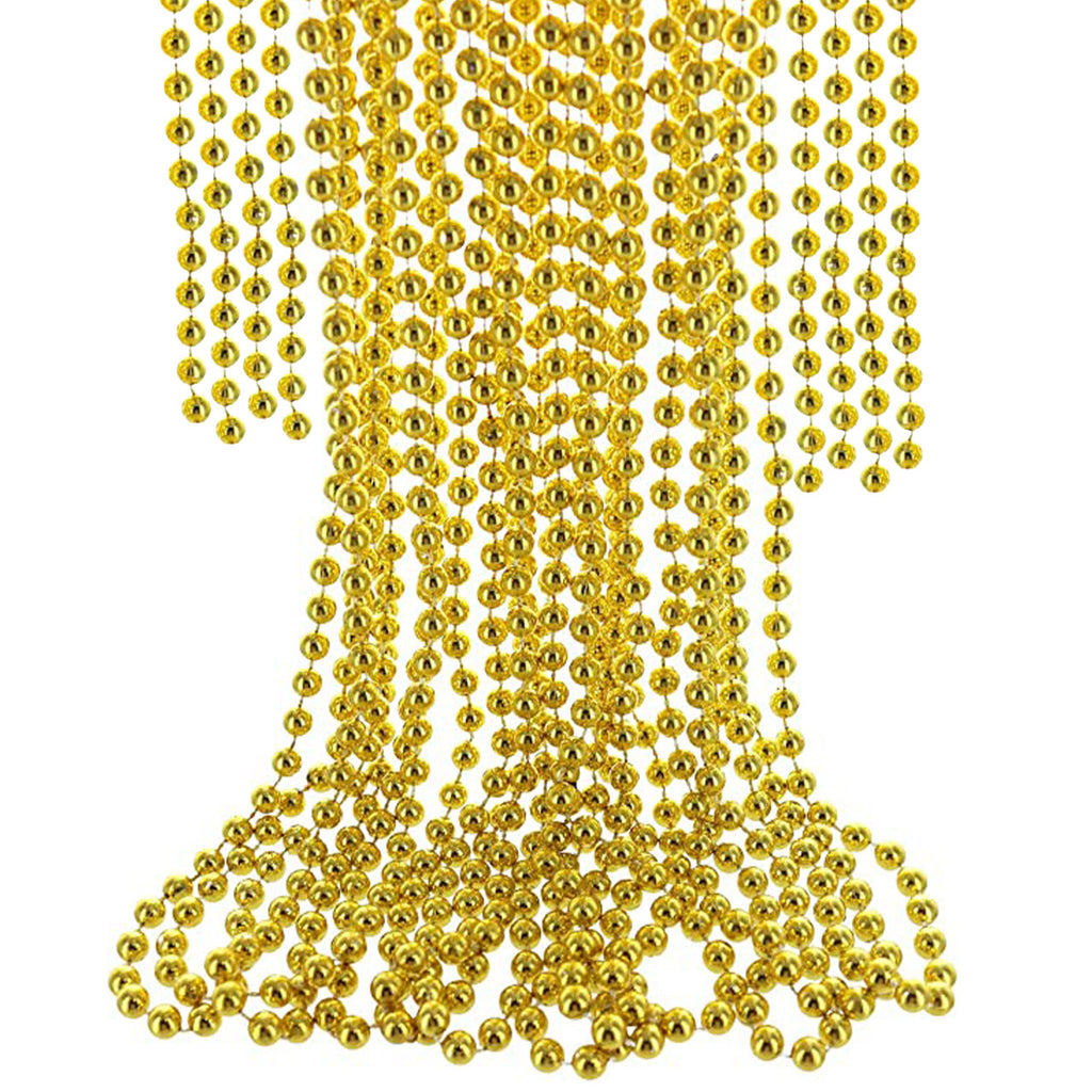 Christmas Bead Chain Garland - Gold