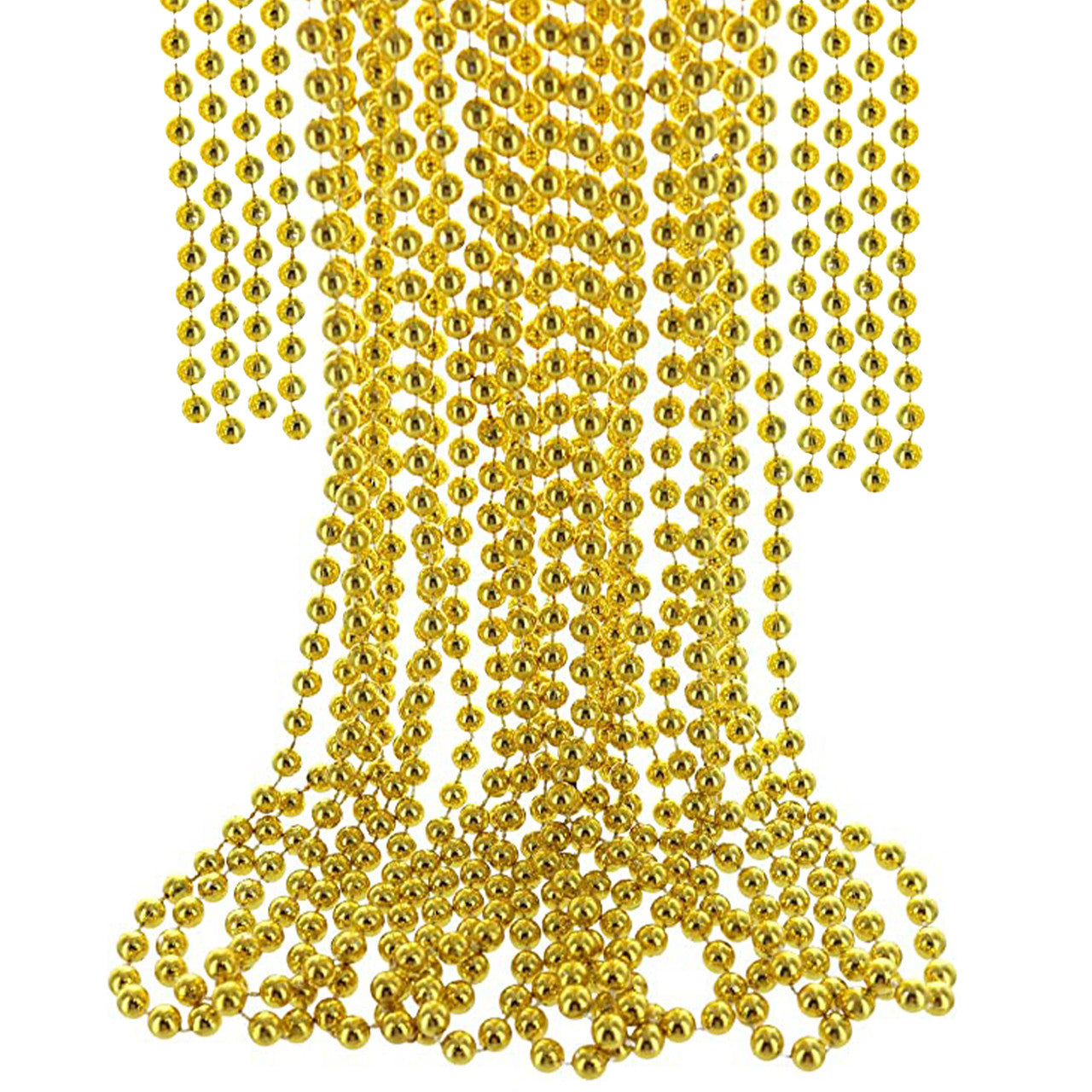 Christmas Bead Chain Garland - Gold
