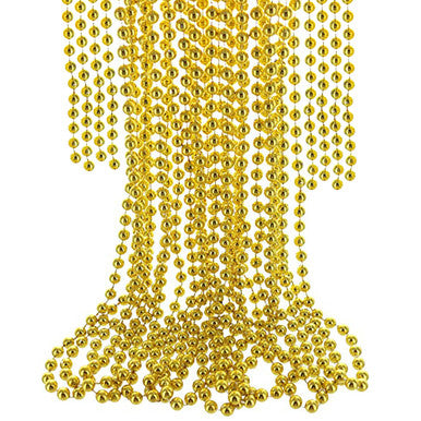 Christmas Bead Chain Garland - Gold