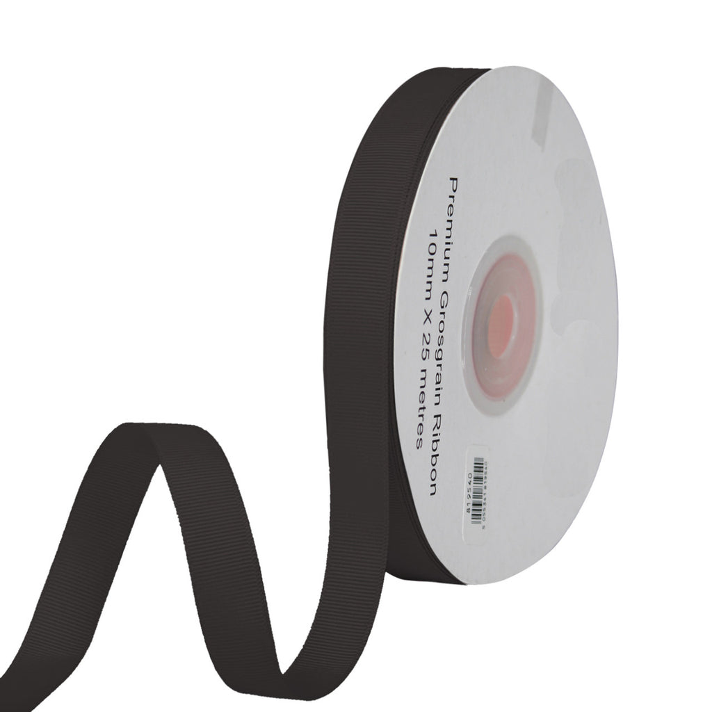 Double Sided Grosgrain Ribbon - Black