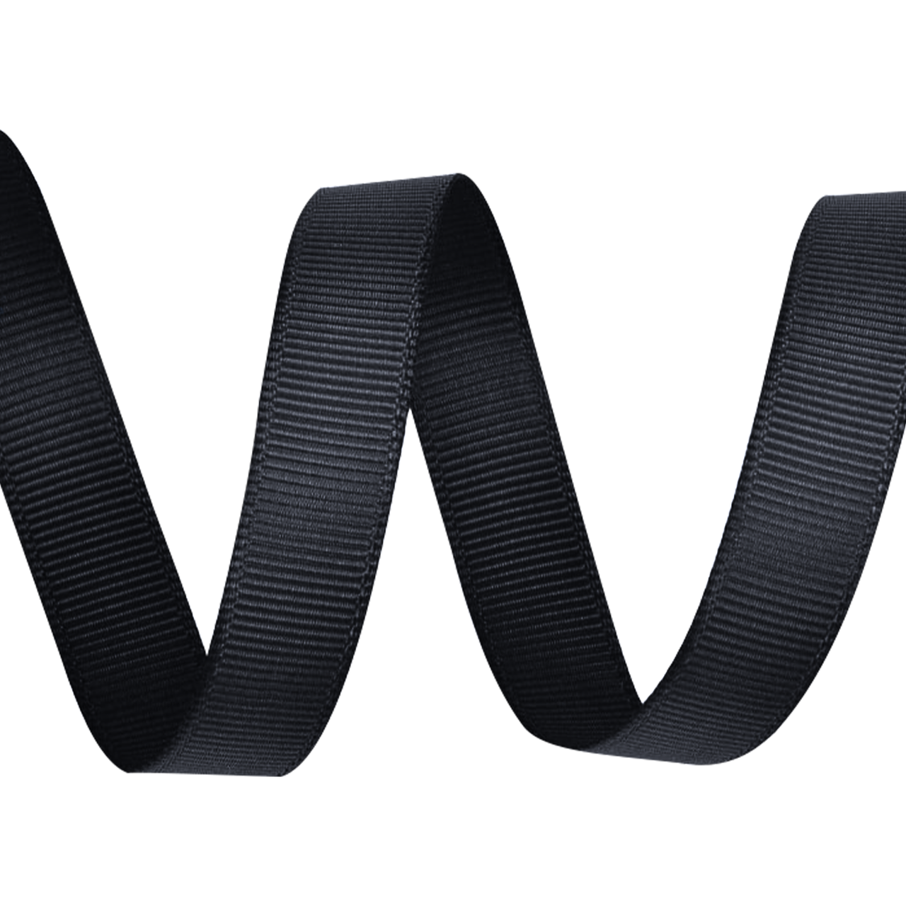 Double Sided Grosgrain Ribbon - Black