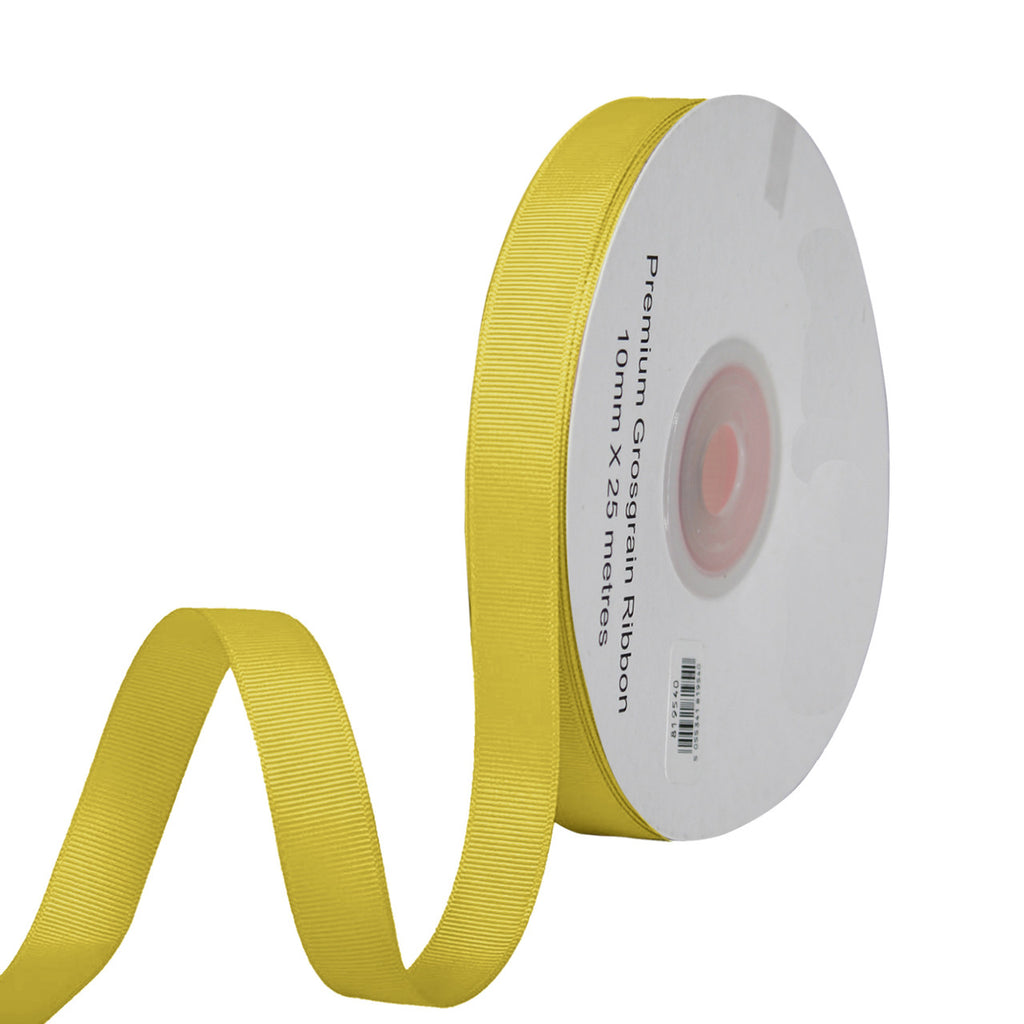 Double Sided Grosgrain Ribbon - Gold