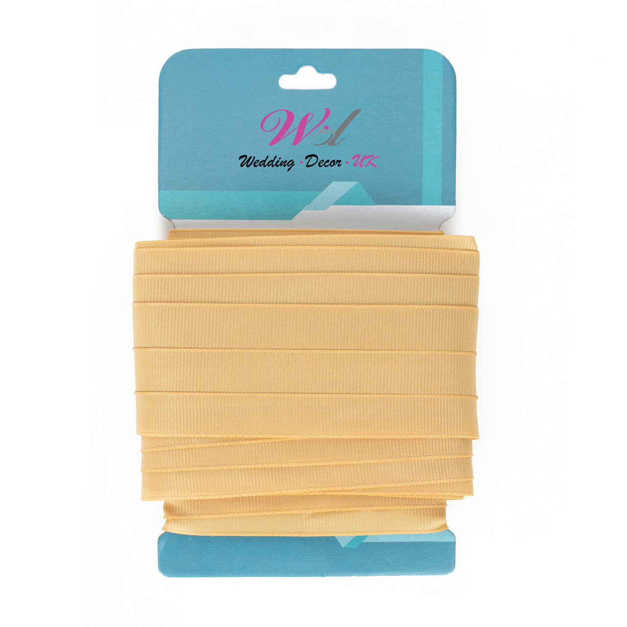 Double Sided Grosgrain Ribbon - Gold