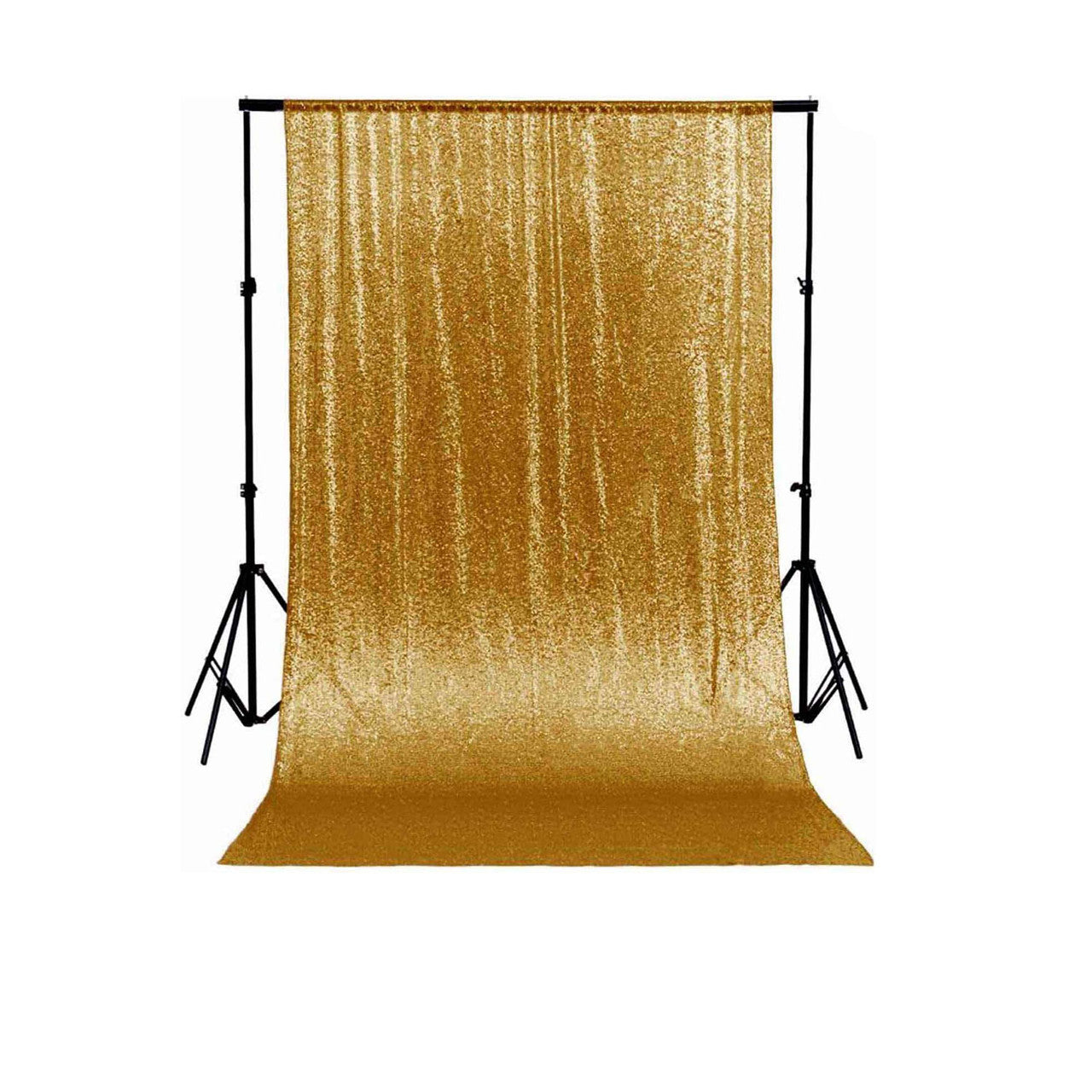 4ft x 9ft Sequin Backdrop Photography - Gold