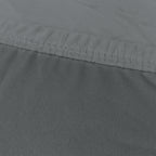 Short Velvet-Touch Spandex Chair Cover - Grey