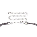 Braided Metal Belt - Gunmetal Black