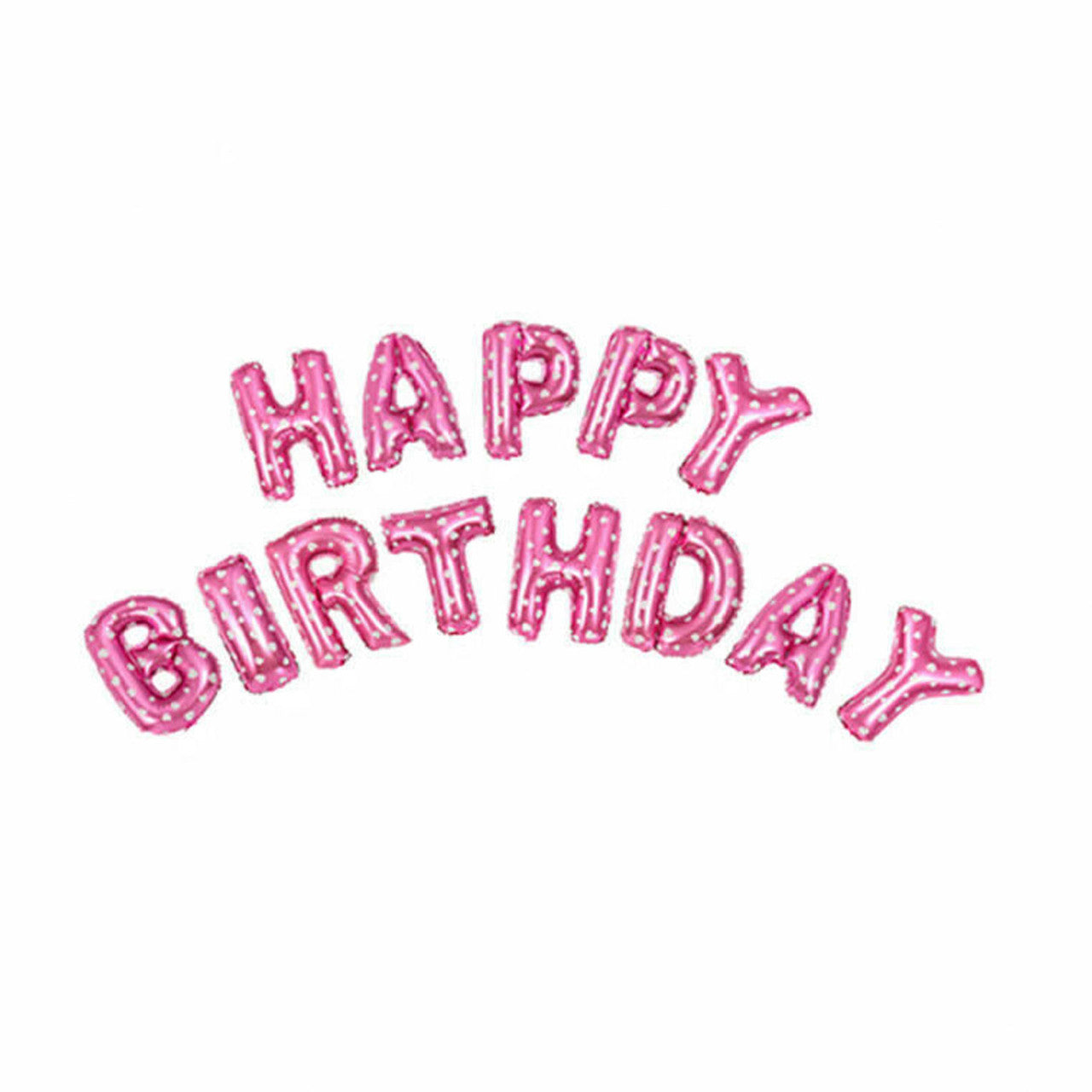 Happy 1st Birthday Balloon Bundle - Pink