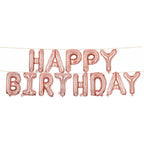 Happy 1st Birthday Balloon Bundle - Rose Gold