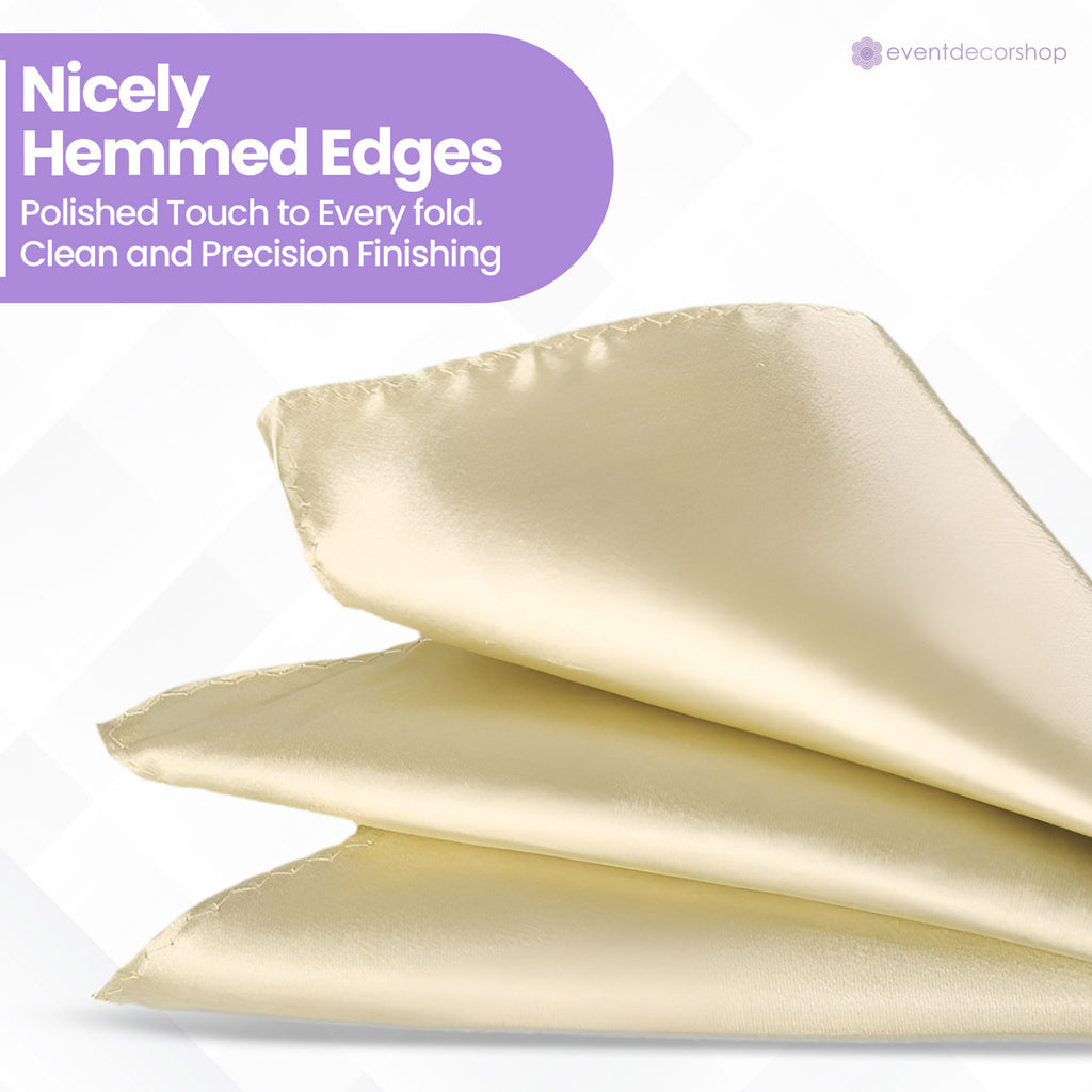 Pocket Square Handkerchief - Beige