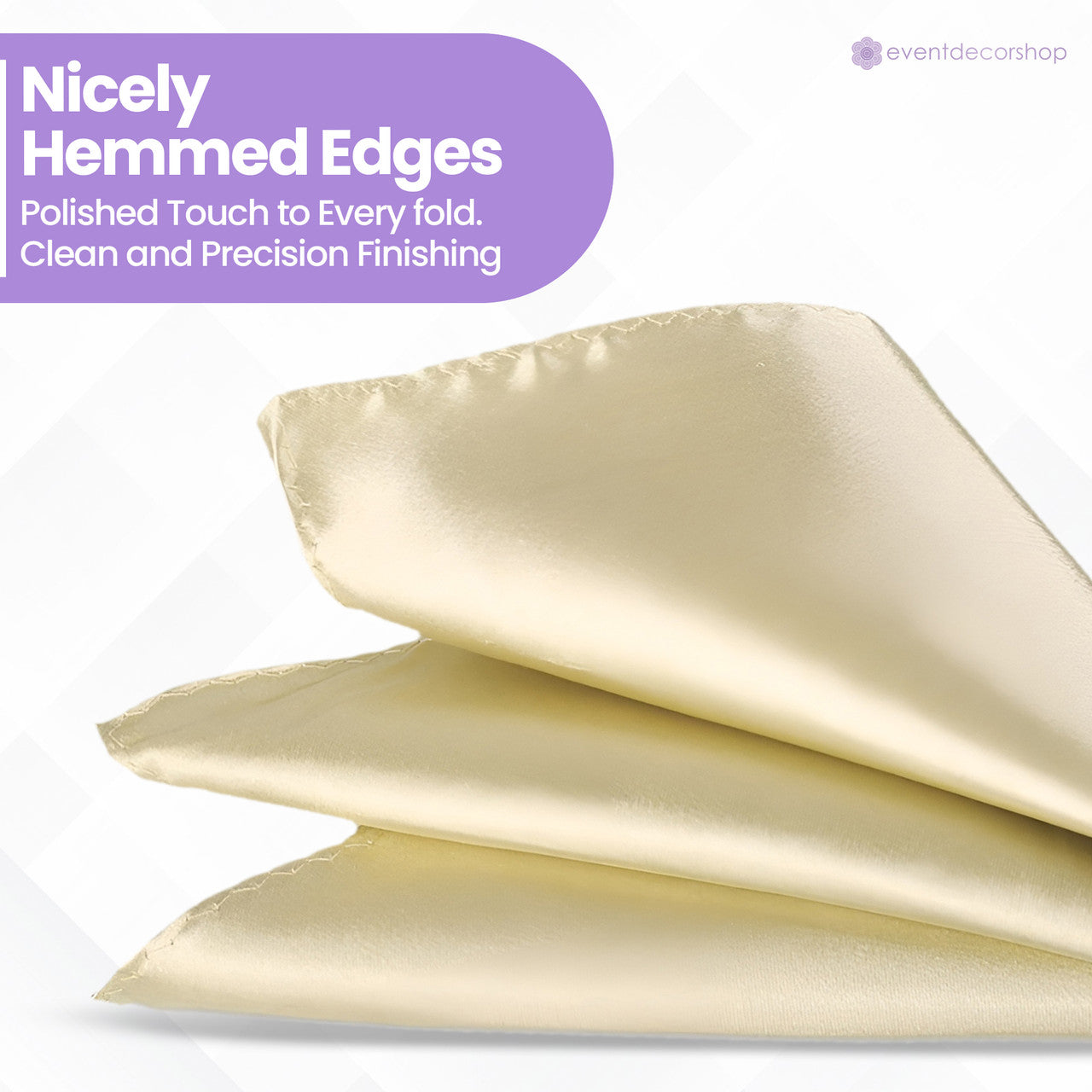 Pocket Square Handkerchief - Beige
