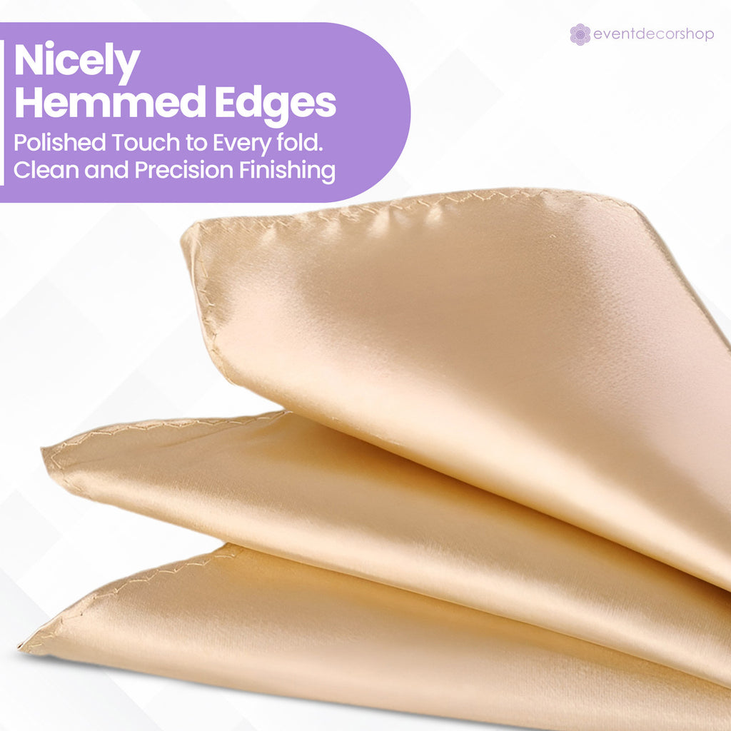Pocket Square Handkerchief - Champagne