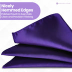Pocket Square Handkerchief - Dark Purple