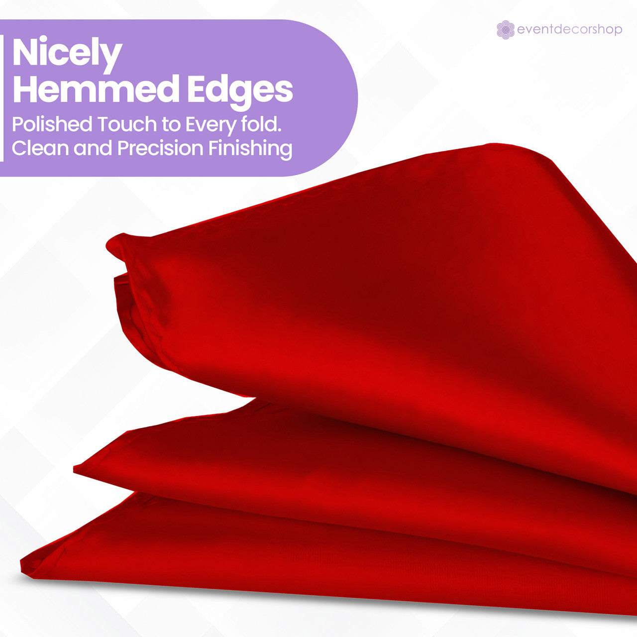 Pocket Square Handkerchief - Dark Red