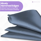 Pocket Square Handkerchief - Light Grey
