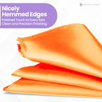Pocket Square Handkerchief - Orange