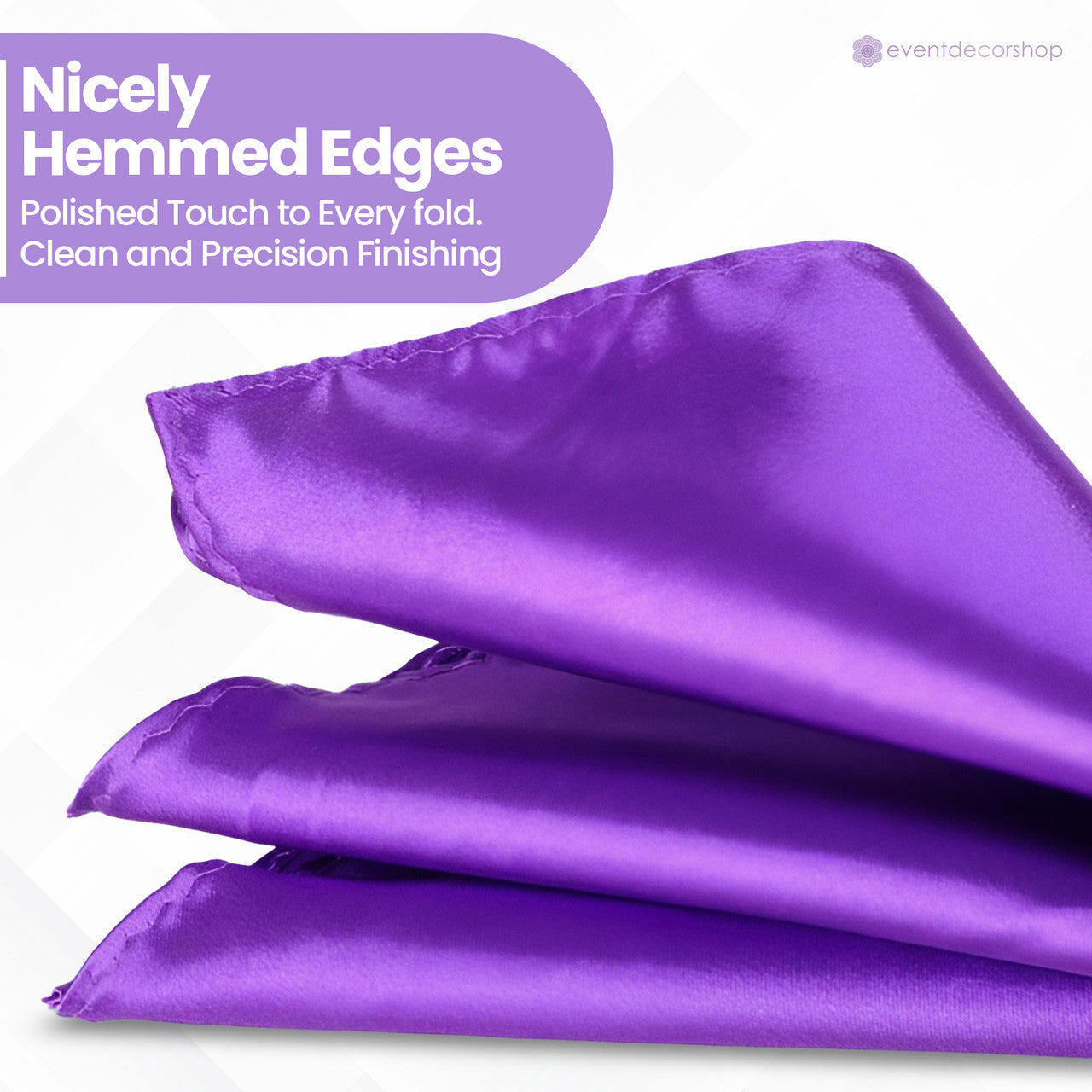 Pocket Square Handkerchief - Purple