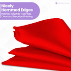 Pocket Square Handkerchief - Red