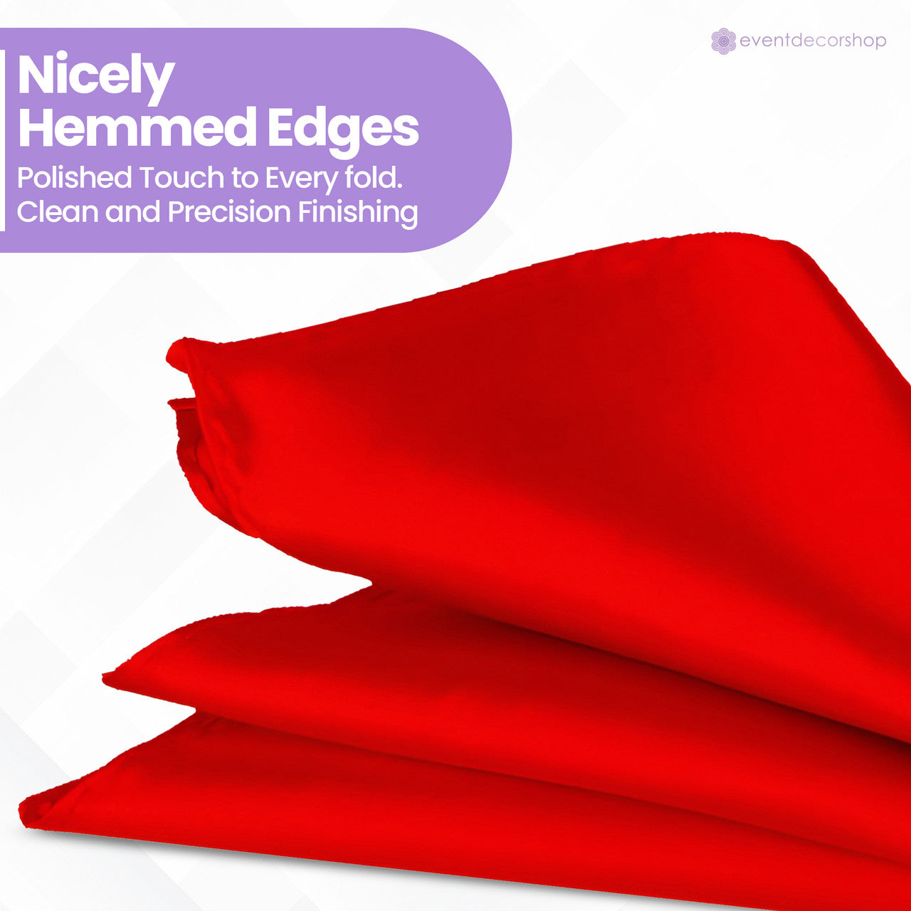 Pocket Square Handkerchief - Red