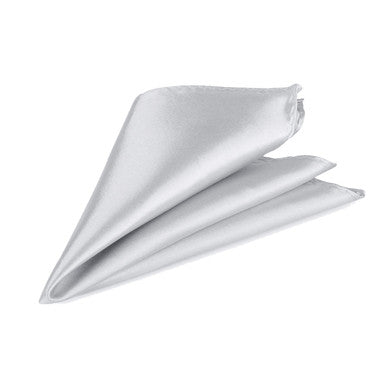 Pocket Square Handkerchief - Silver