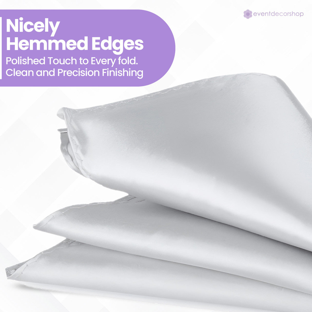 Pocket Square Handkerchief - Silver