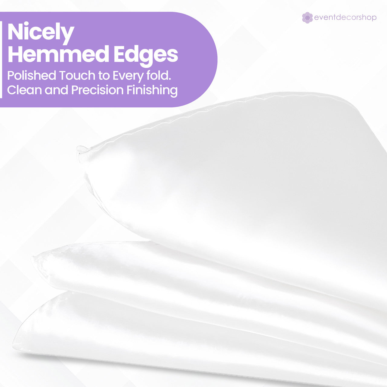 Pocket Square Handkerchief - White