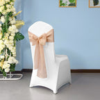 Hessian Sashes - Blush Pink - Pack of 10