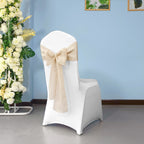 Hessian Sashes - Cream- Pack of 10