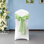 Hessian Sashes - Sage Green - Pack of 10