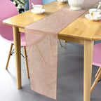Hessian Table Runner - Blush Pink - 29cm x 275cm - Pack of 1