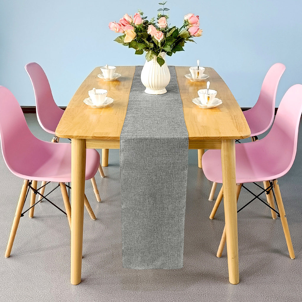Hessian Table Runner - Grey - 29cm x 275cm - Pack of 1