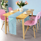 Hessian Table Runner - Light Blue - 29cm x 275cm - Pack of 1