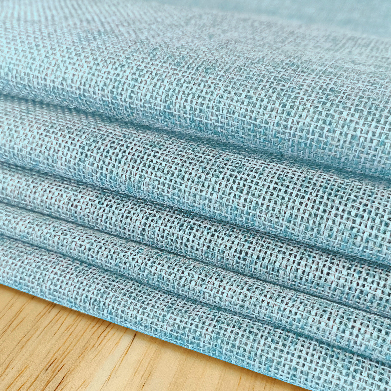 Hessian Table Runner - Light Blue - 29cm x 275cm - Pack of 1