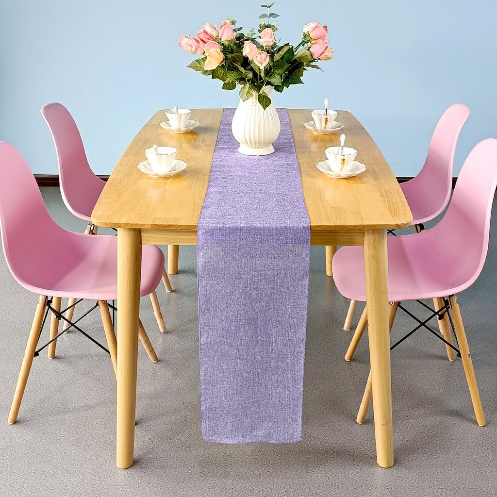 Hessian Table Runner - Lilac - 29cm x 275cm - Pack of 1