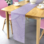 Hessian Table Runner - Lilac - 29cm x 275cm - Pack of 1