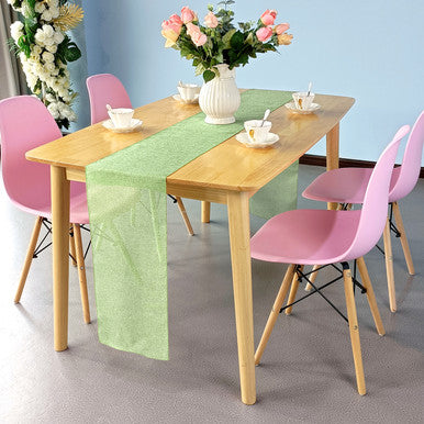 Hessian Table Runner - Sage Green - 29cm x 275cm - Pack of 1