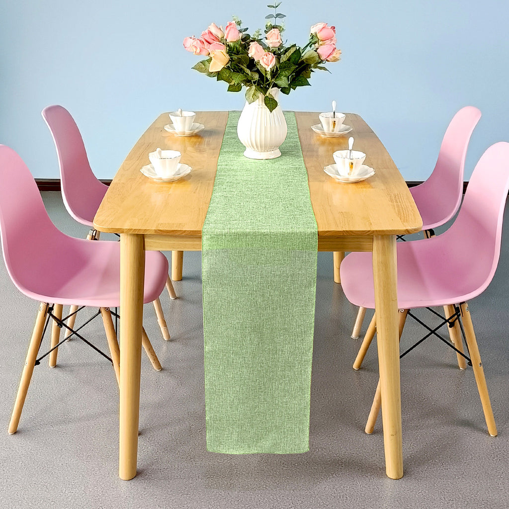 Hessian Table Runner - Sage Green - 29cm x 275cm - Pack of 1