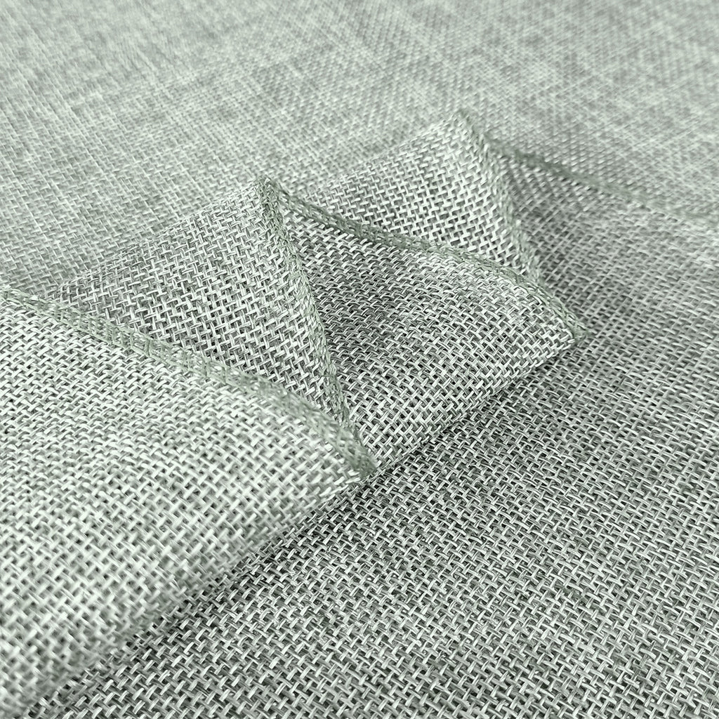 Hessian Table Runner - Silver - 29cm x 275cm - Pack of 1