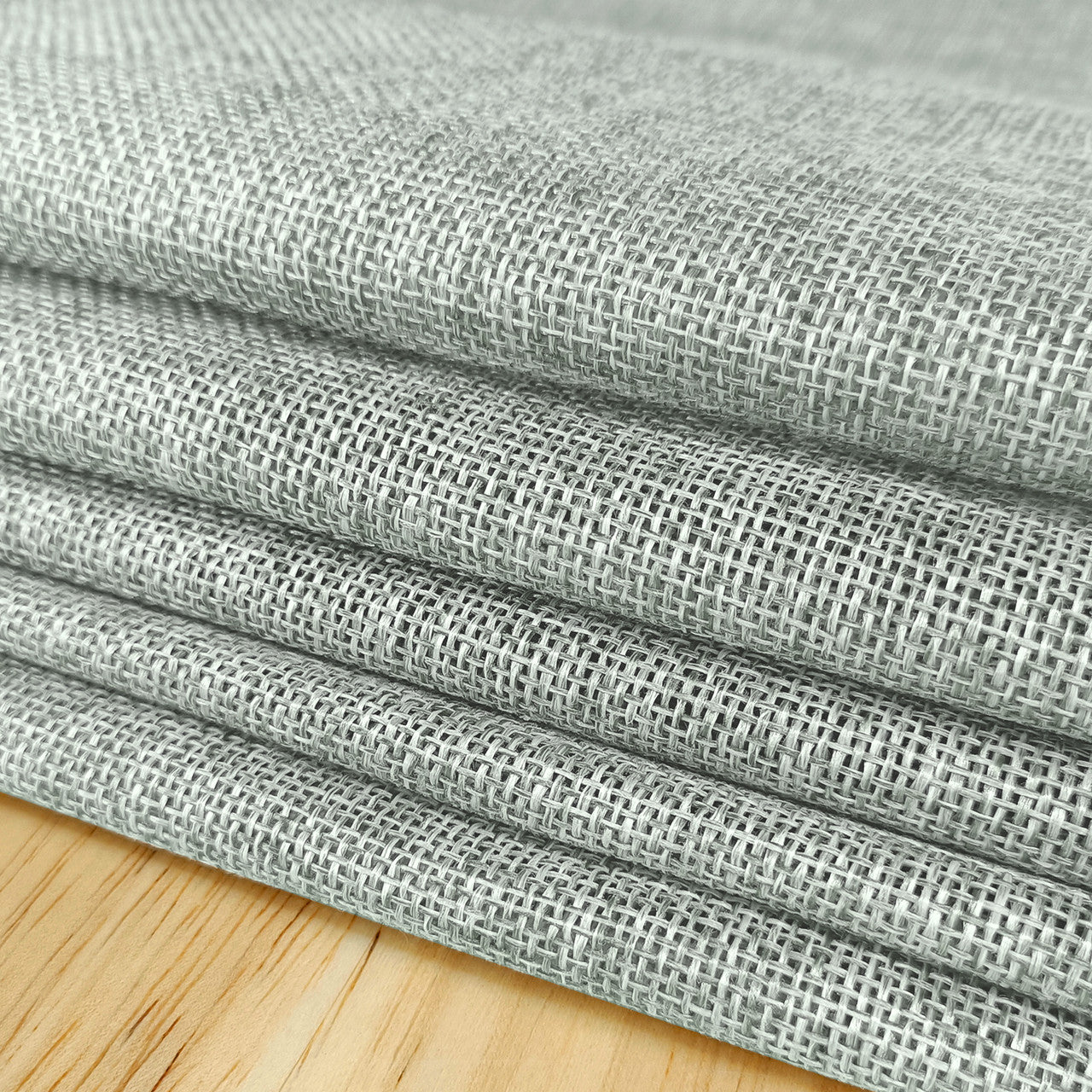Hessian Table Runner - Silver - 29cm x 275cm - Pack of 1