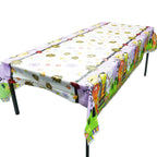 Fun Monsters & Pumpkins Design Halloween Plastic Table Cover