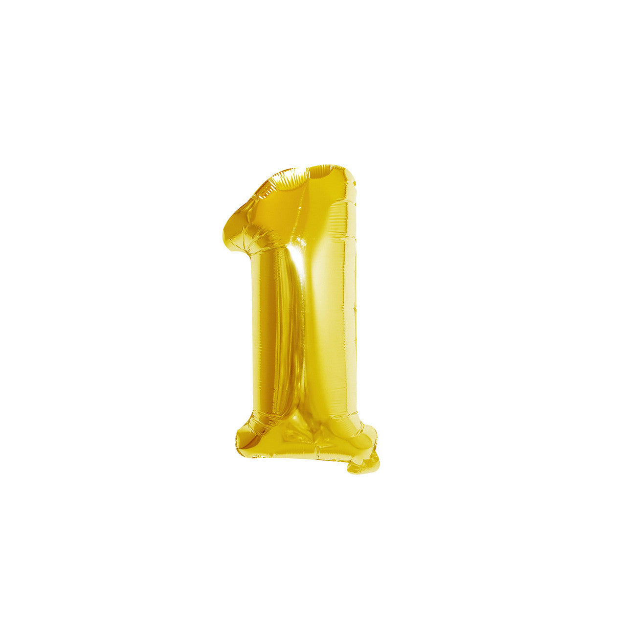Large Foil Number Air-fill and Helium Balloons (0-9) - Gold