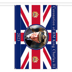 King Charles Flag Bunting - 10m
