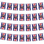 King Charles Flag Bunting - 10m