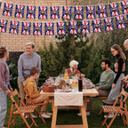 King Charles Flag Bunting - 10m