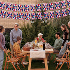 King Charles & Camilla Flag Bunting - 10m