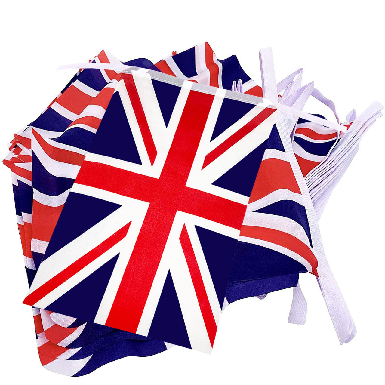 10m Fabric Union Jack Bunting King Coronation Flag