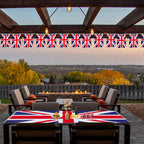 10m Fabric Union Jack Bunting King Coronation Flag