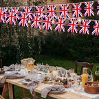 10m Fabric Union Jack Bunting King Coronation Flag