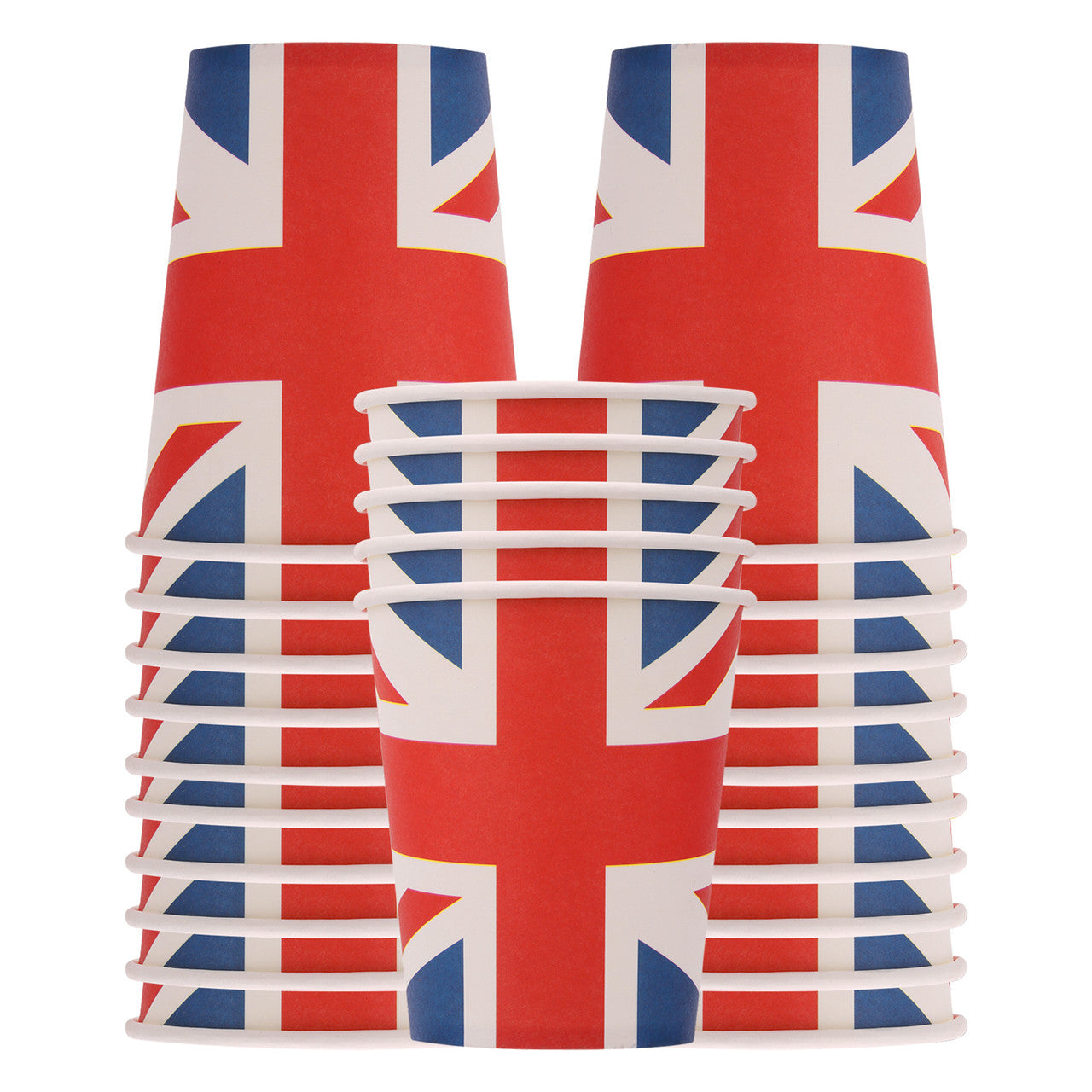 Union Jack King Coronation Paper Cup - 10pcs